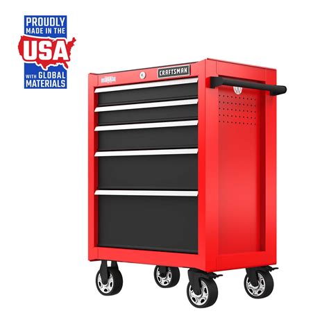 26.5 in 5 drawer steel rolling tool cabinet|craftsman s2000 5 drawer top.